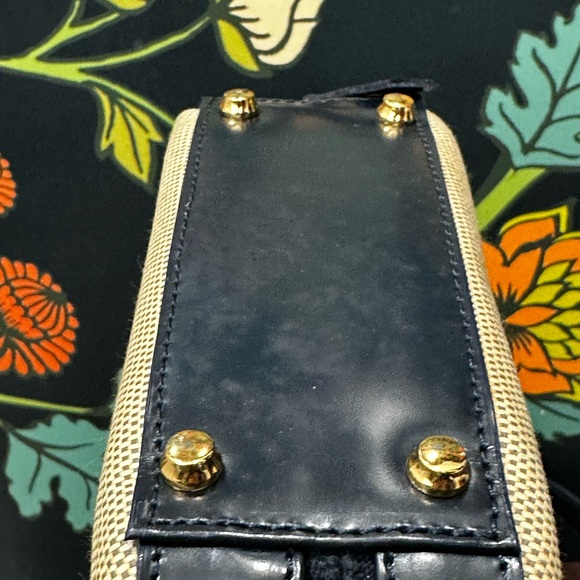 Bally Linen & Calf Leather Crossbody | Leather Lined | Made in Italy | 1990s - Picture 10 of 14